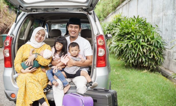 Mudik Bersama Anak Naik Mobil