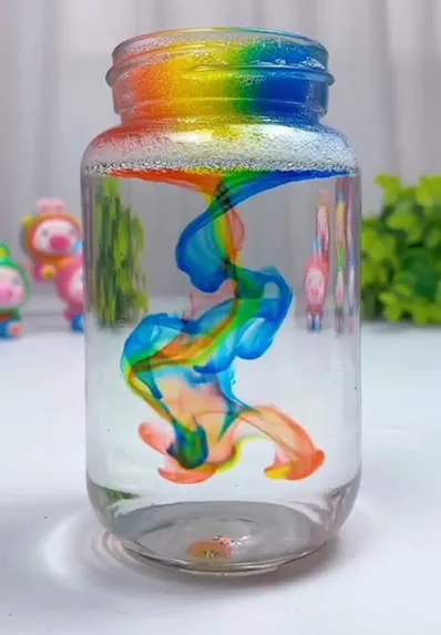 Eksperimen Rainbow in a Glass