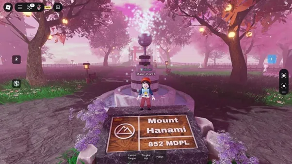 Maps Gunung Roblox Mount Hanami_www.appletreebsd.com