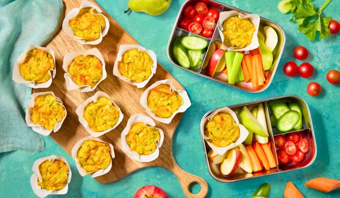 Veggie-Loaded Mini Muffins with Hidden Vegetables_www.appletreebsd.com