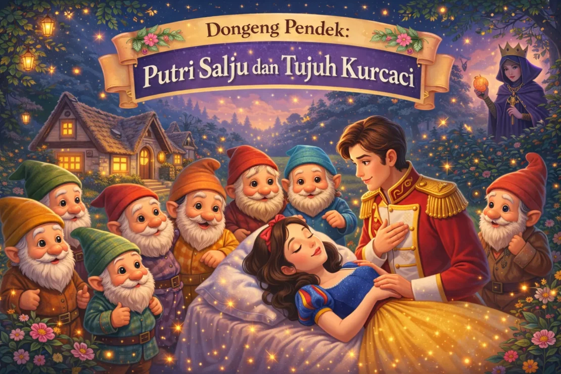 3. Dongeng Pendek Putri Salju dan Tujuh Kurcaci_www.appletreebsd.com