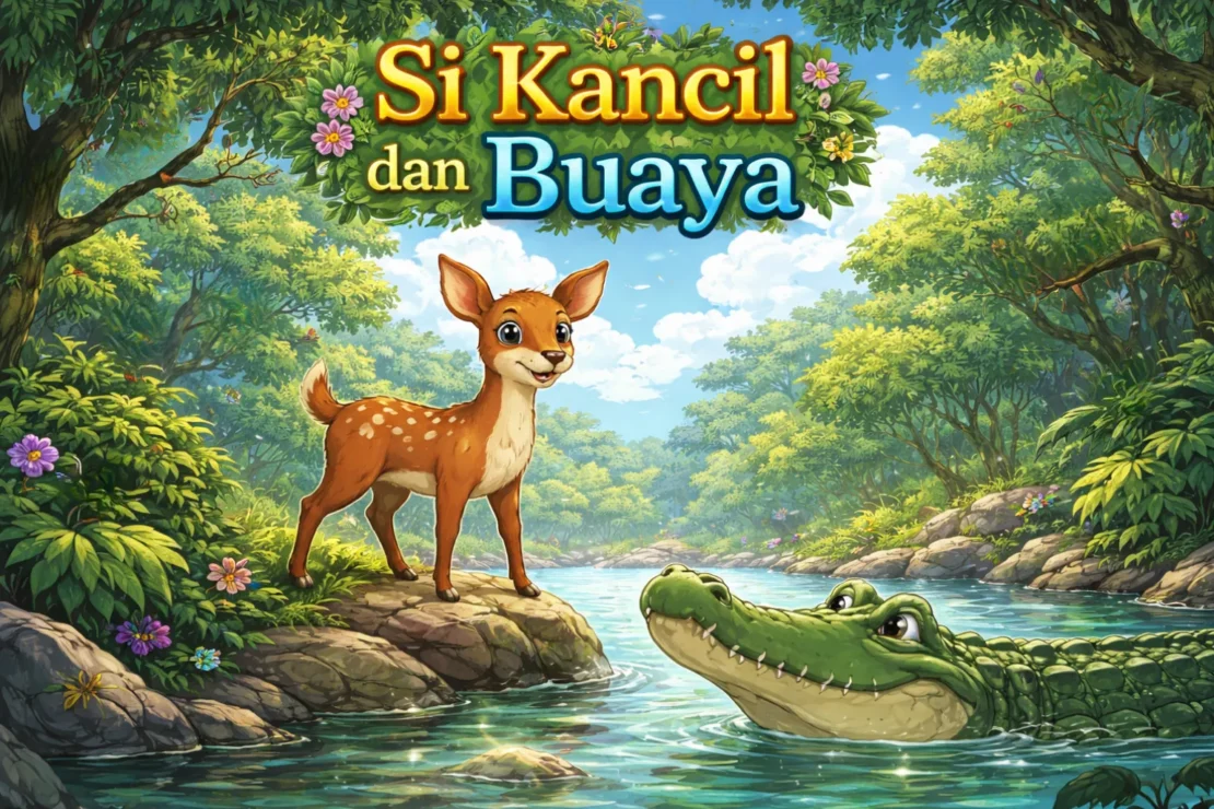 4. SI KANCIL DAN BUAYA (Cerita dari Sumatra)_www.appletreebsd.com