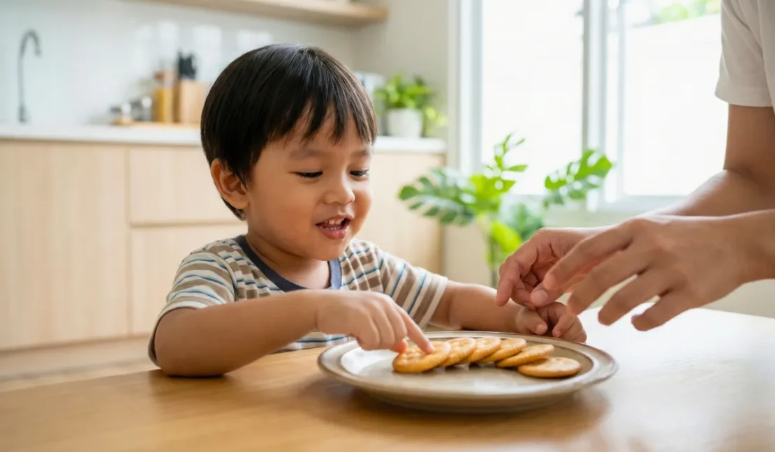 Permainan matematika anak Menghitung dengan Camilan_www.appletreebsd.com