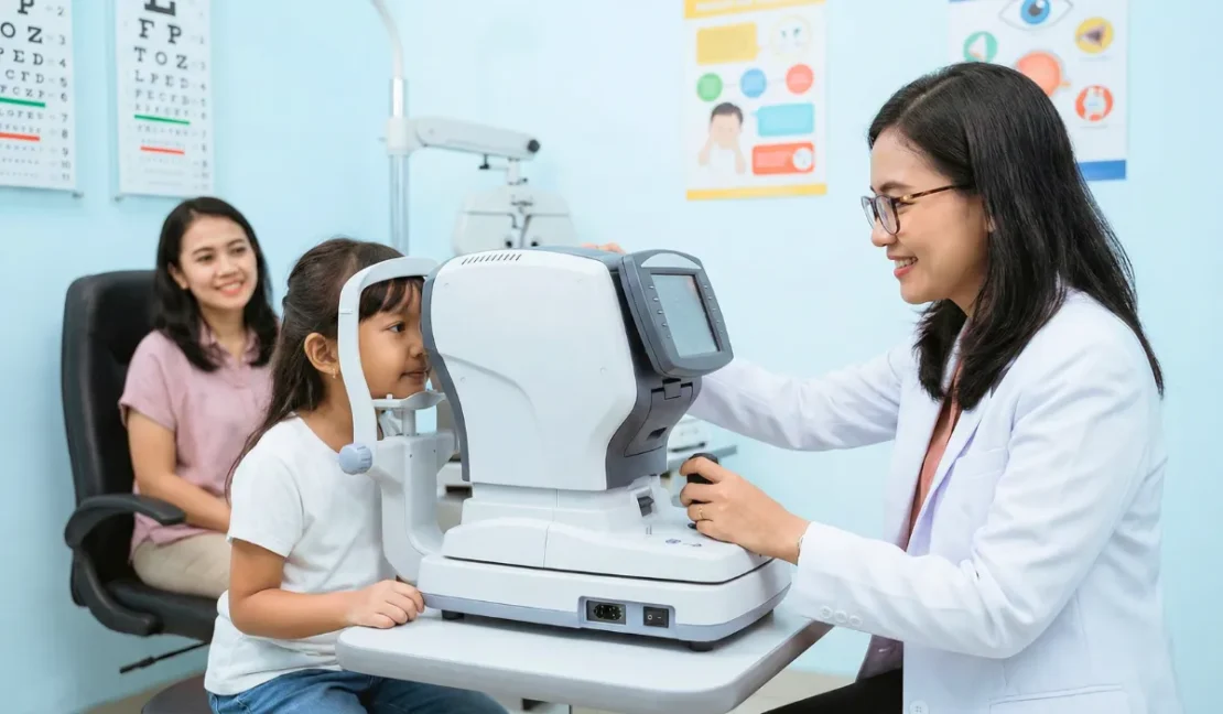 Eye health for kids / anak priksa mata ke dokter
