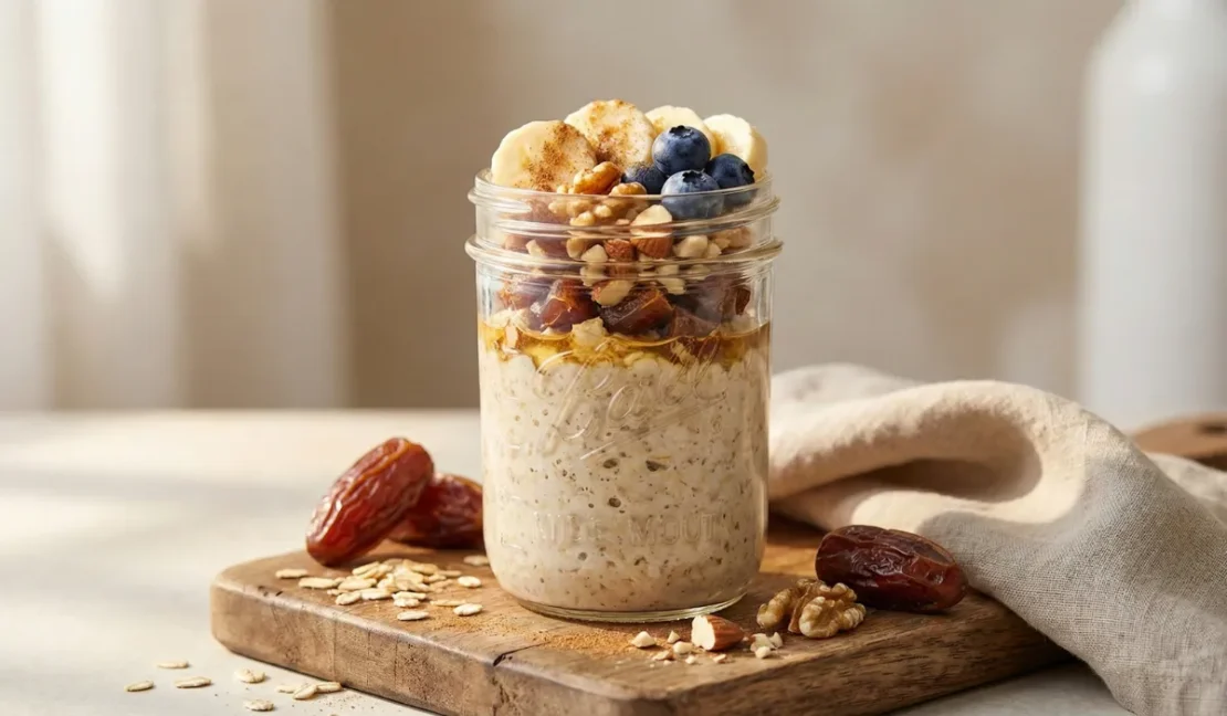 1. Overnight Oats with Dates and Nuts_www.appletreebsd.com