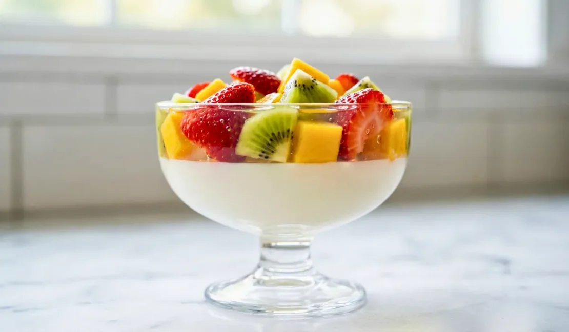 Inspirasi Menu Buka Puasa Puding Buah Warna Warni_www.appletreebsd.com