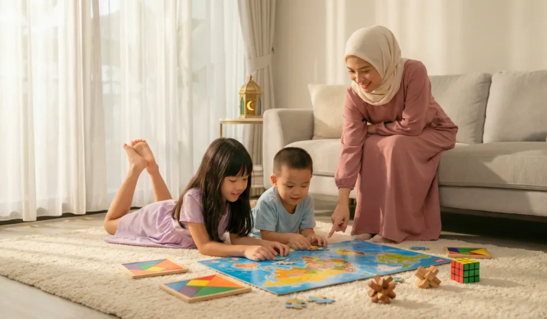 Ngabuburit Bermain Puzzle dan Permainan Asah Otak_www.appletreebsd.com