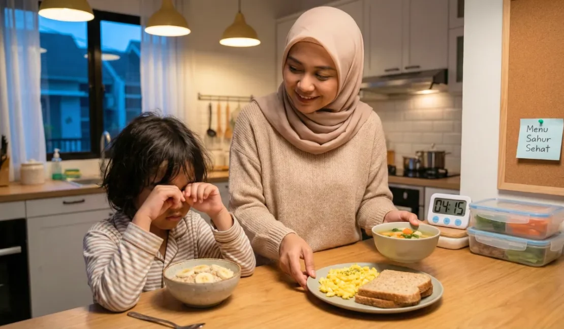 6 Pilihan Menu Sahur Sehat Agar Anak Tidak Lemas