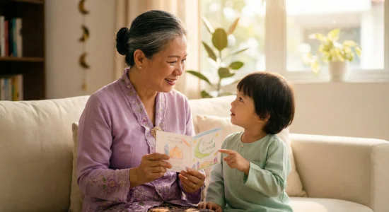 How To Make A Cute Eid Greeting Card For Grandma