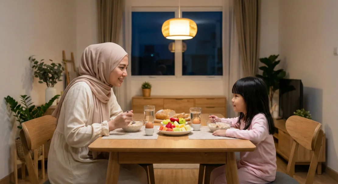 Mengatur Pola Makan Anak Agar Tetap Aktif Berpuasa