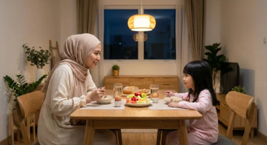 Mengatur Pola Makan Anak Agar Tetap Aktif Berpuasa