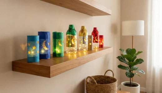 Making A Ramadan Lantern Craft With Recycled Items