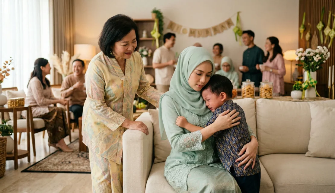 Handling Stranger Anxiety During Eid Family Gatherings