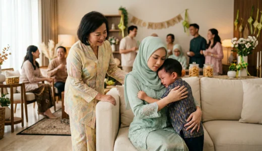 Handling Stranger Anxiety During Eid Family Gatherings