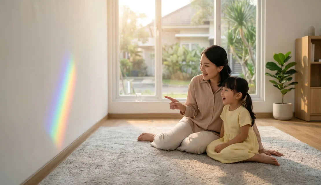 Create Your Own Rainbow at Home with a Mirror and Water