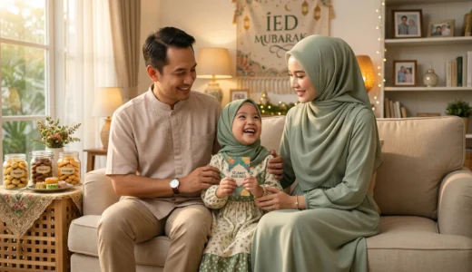 Cara Mengajar Anak Berbagi Kebahagiaan di Hari Raya