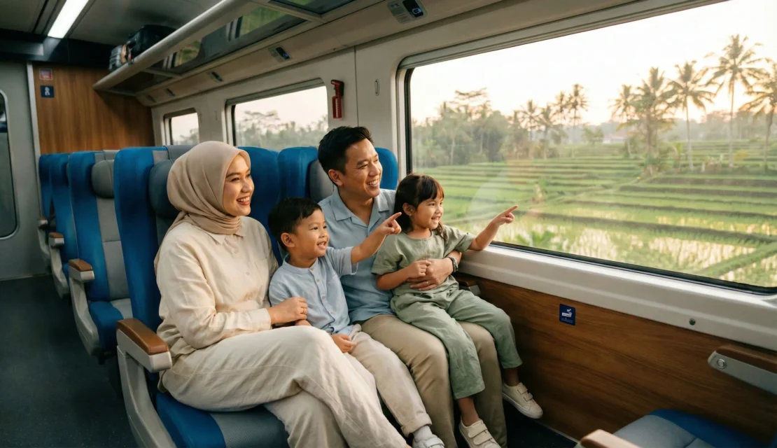 Tips Membawa Anak Naik Kereta Api Agar Nyaman dan Tenang