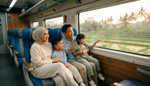 Tips Membawa Anak Naik Kereta Api Agar Nyaman dan Tenang