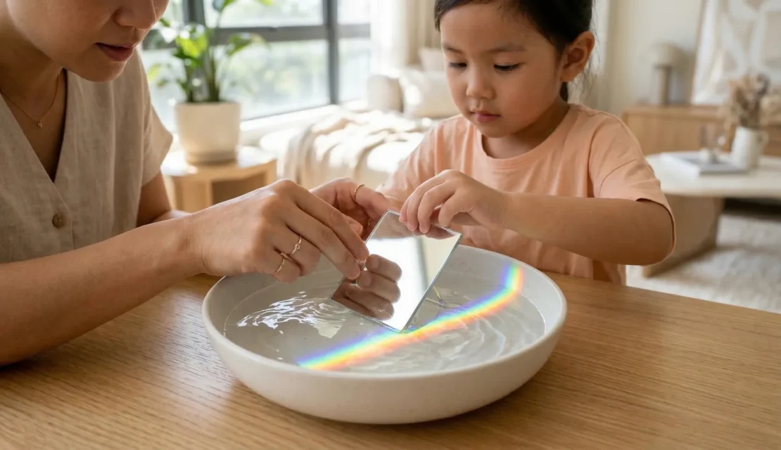 2-cara-membuat-pelangi-dengan-cermin-dan-air_www.appletreebsd.com