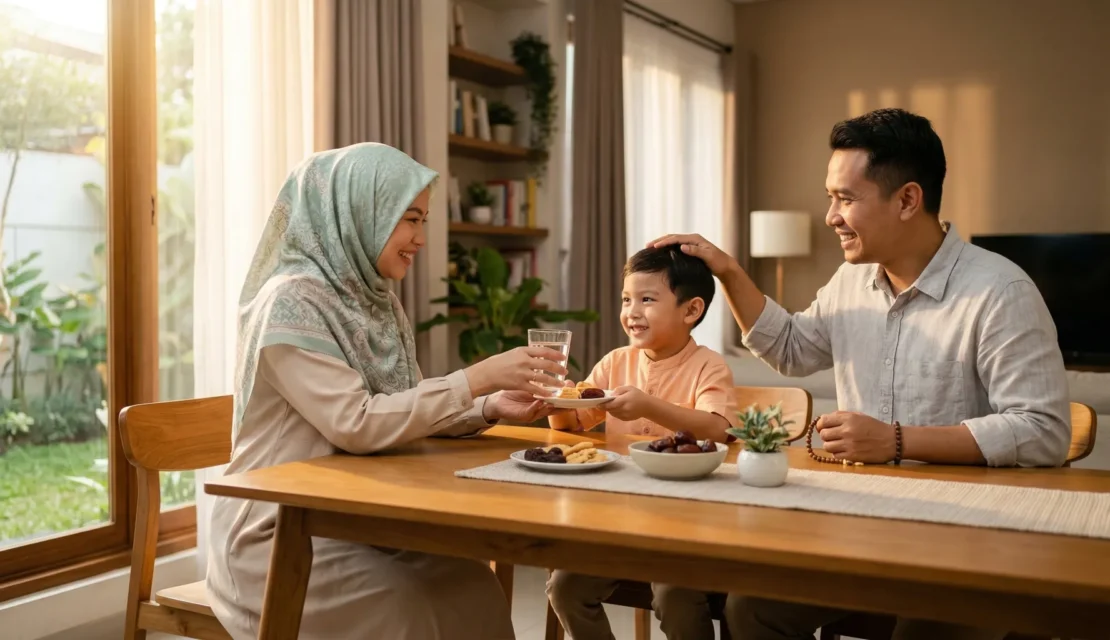 3.buka-puasa-setengah-hari-anak-keluarga_www.appletreebsd.com