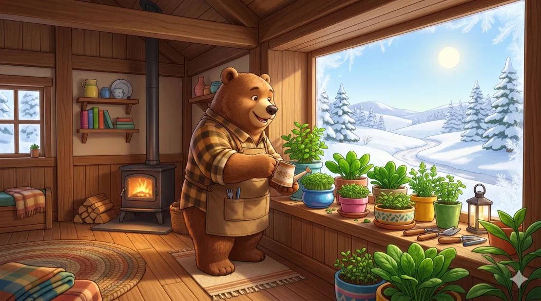 11. cerita_musim_dingin_cosmo_beruang_berkebun_www.appletreebsd.com