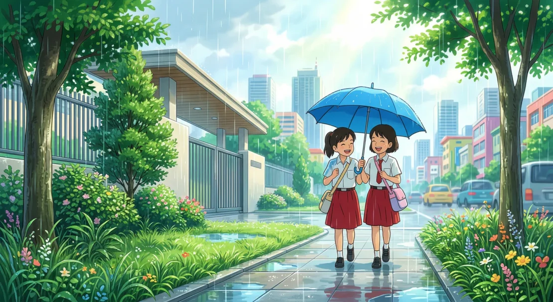 2-cerpen-anak-berbagi-payung-saat-hujan_www.appletreebsd.com