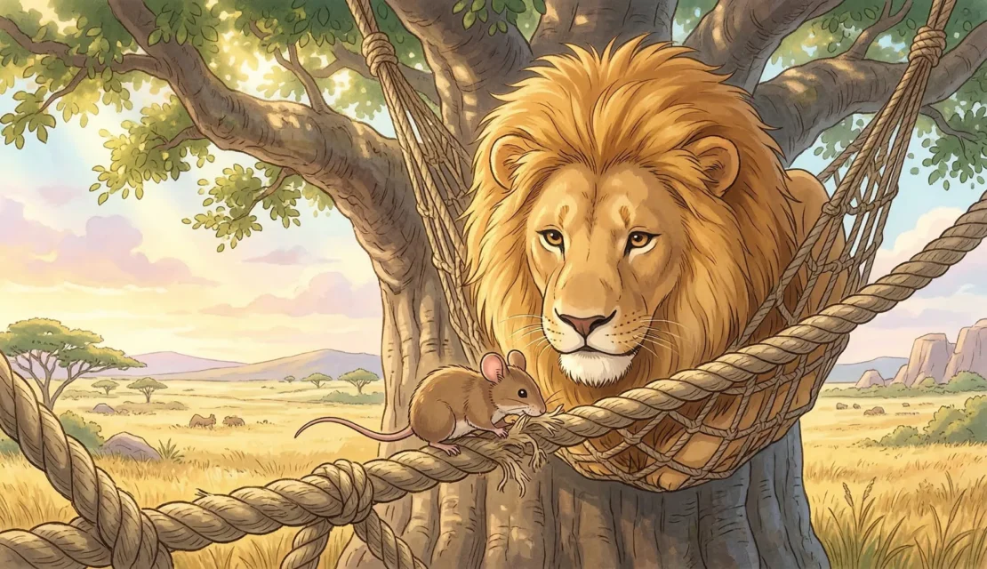 3. cerita-fabel-anak-singa-dan-tikus-yang-baik-hati_www.appletreebsd.com