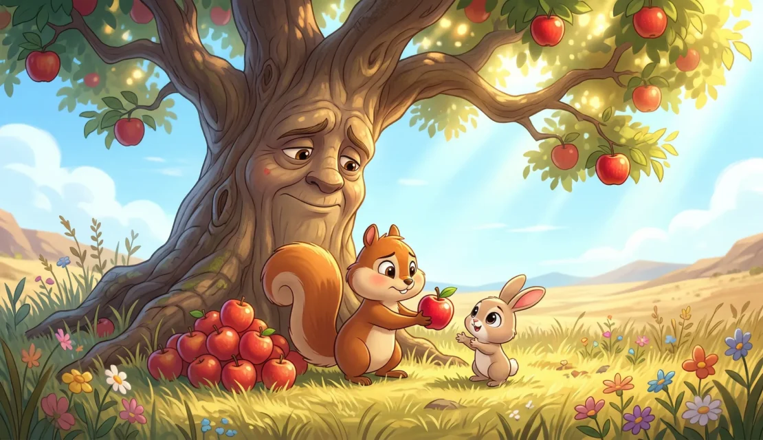 4-dongeng-tupai-rakus-belajar-berbagi-apel_www.appletreebsd.com