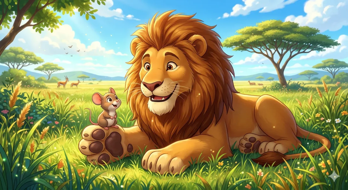 4. cerpen-binatang-singa-dan-tikus_www.appletreebsd.com