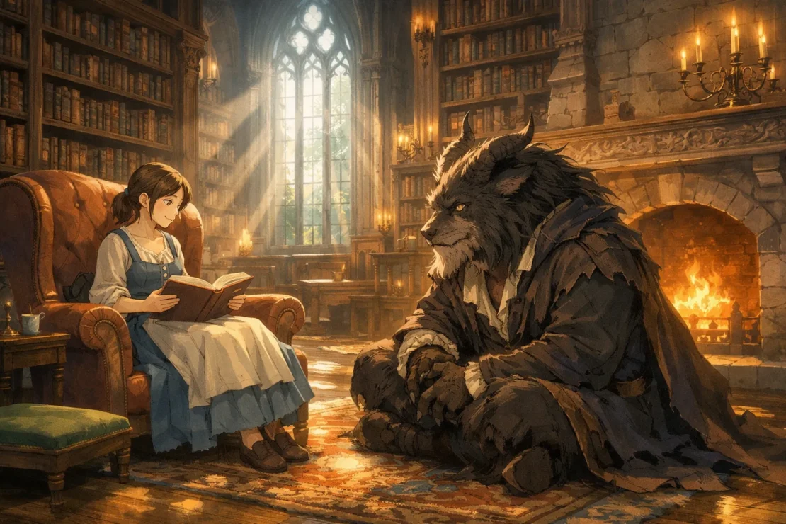 7-beauty-and-the-beast-library-castle_www.appletreebsd.com