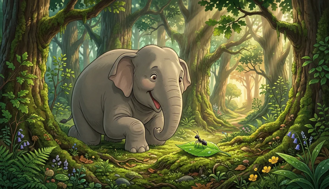 7-cerita-gajah-dan-semut-dongeng-sebelum-tidur-ghibli-style_www.appletreebsd.com