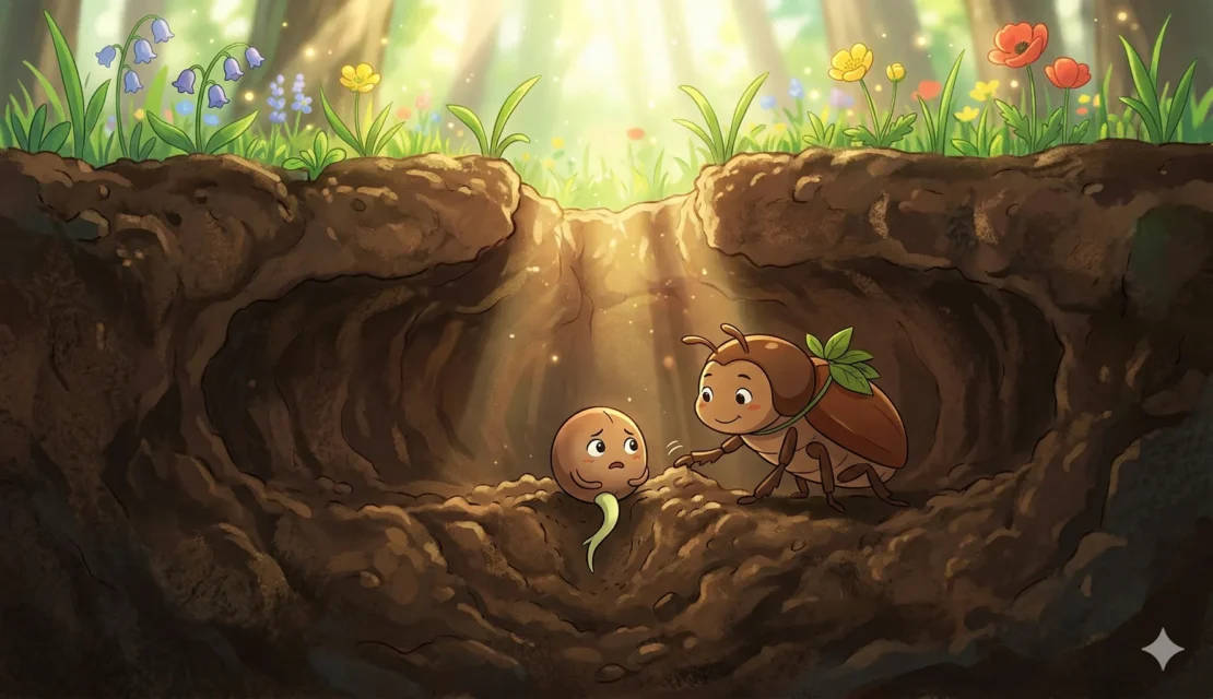 7-dongeng-biji-kecil-takut-tumbuh_www.appletreebsd.com