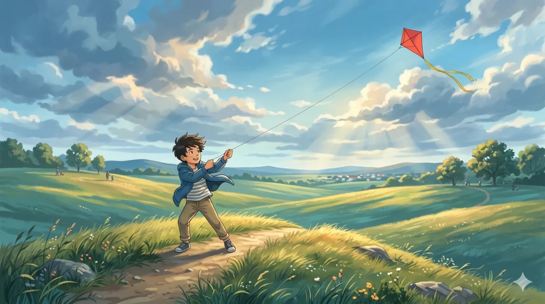 8-boy-flying-stubborn-kite_www.appletreebsd.com