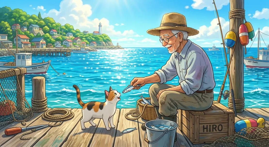 9. cerpen-hewan-kucing-dan-nelayan-tua_www.appletreebsd.com