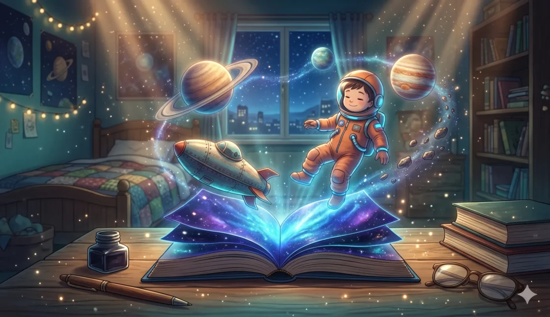 8 Dongeng Luar Angkasa Inspiratif yang Pupuk Cita-cita Astronot Cilik