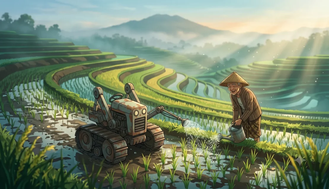 10. Cerita Robot Anak Petani Teknologi Pertanian_www.appletreebsd.com