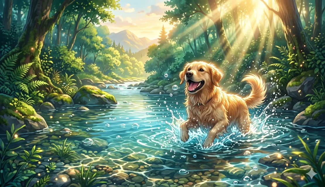 12. playful-dog-swimming-crystal-clear-water_www.appletreebsd.com