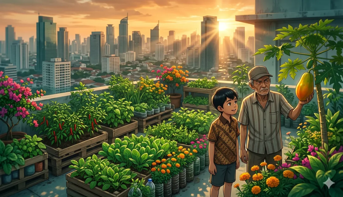 3. rooftop-garden-jakarta-apartment-community_www.appletreebsd.com