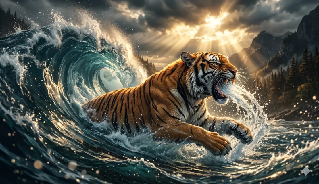 4. brave-tiger-swimming-fierce-river-zodiac_www.appletreebsd.com