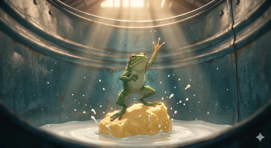 4. persistent-frog-butter-milk-pail-fable_www.appletreebsd.com