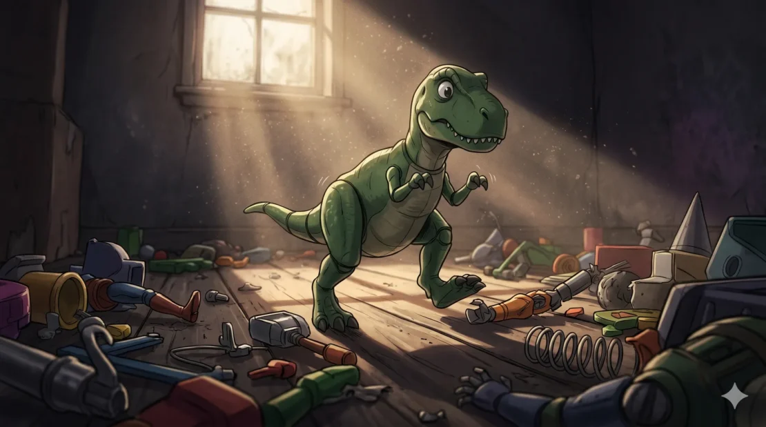 5-cerita-rex-toy-story-dinosaurus-mainan-t-rex-hijau-penakut_www.appletreebsd.com