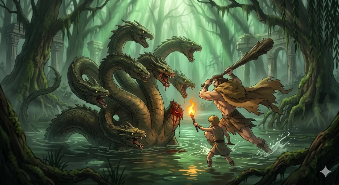 5-hercules-dua-belas-tugas-hydra_www.appletreebsd.com