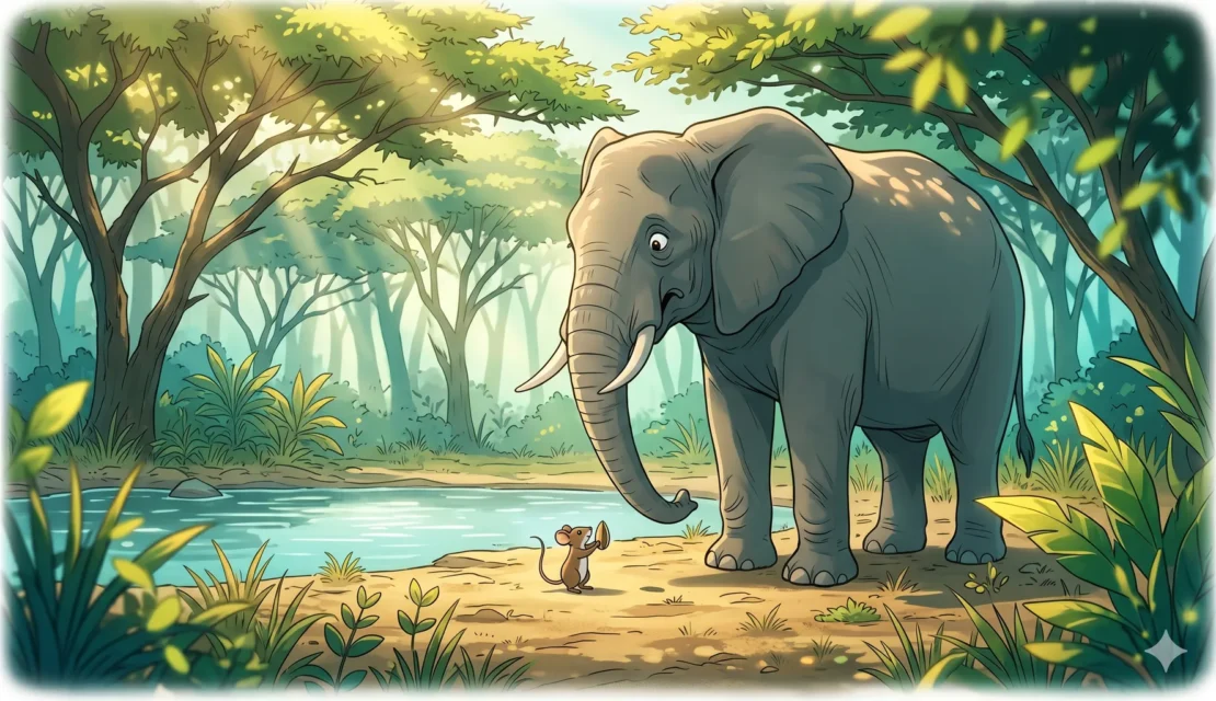 5. gajah-takut-tikus-hector-percy-watering-hole_www.appletreebsd.com