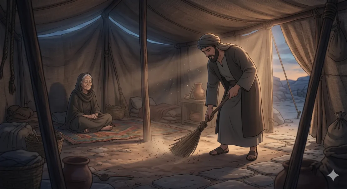 8-abu-bakr-secretly-helping-old-woman_www.appletreebsd.com