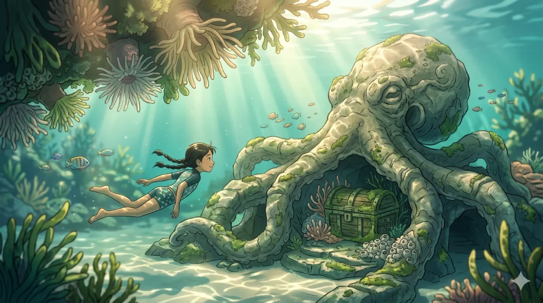 8. Harta Karun Bawah Laut Gurita_www.appletreebsd.com