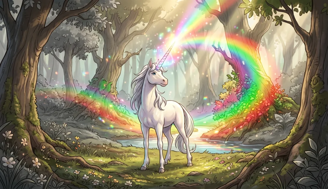 2. Cerita Kuda Unicorn Pelangi Penyelamat Hutan Ajaib_www.appletreebsd.com