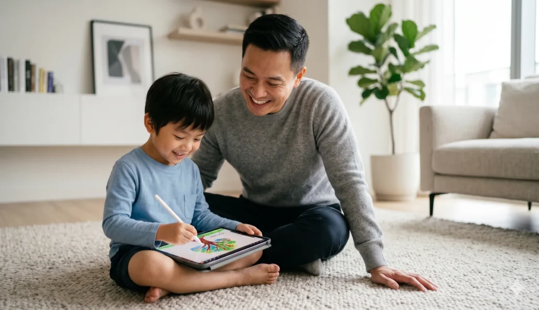 2. gadget-tablet-menggambar-kreativitas-anak-usia-dini_www.appletreebsd.com