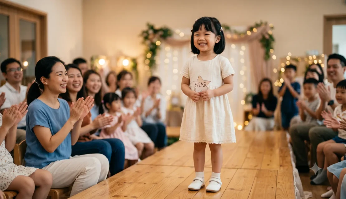 3. Anak Percaya Diri Tampil di Panggung Sekolah_www.appletreebsd.com
