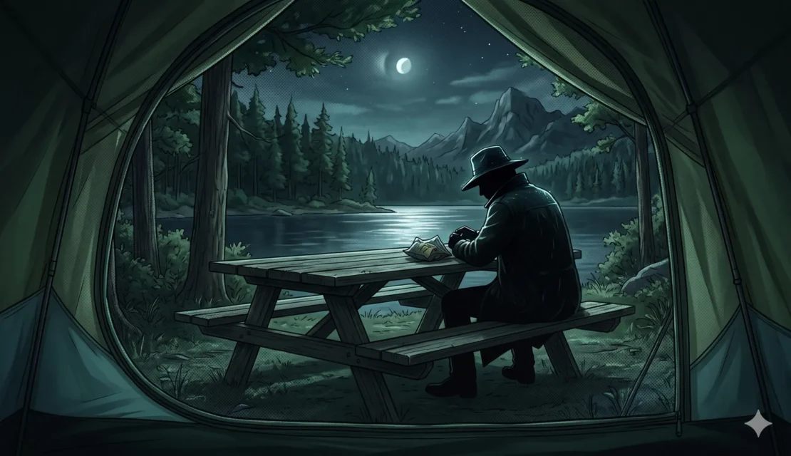 8-mysterious-visitor-picnic-table-lake_www.appletreebsd.com