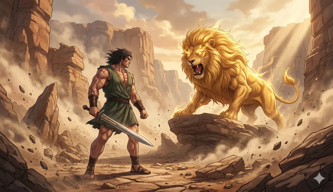 9-strong-hero-fighting-giant-lion_www.appletreebsd.com